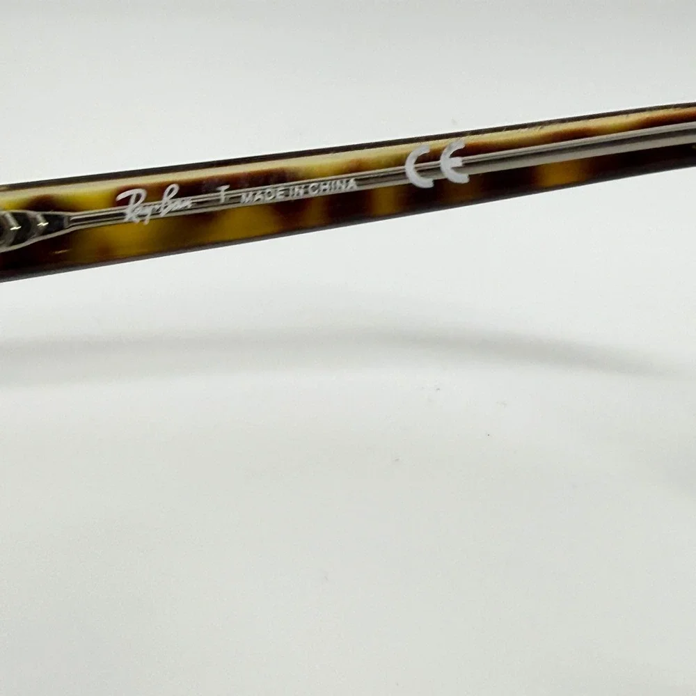 Ray-Ban RB 1550 3602 Tortoise Shell Eyeglasses Frames‎ 48-15-130 Brown 21777 - Picture 6 of 7